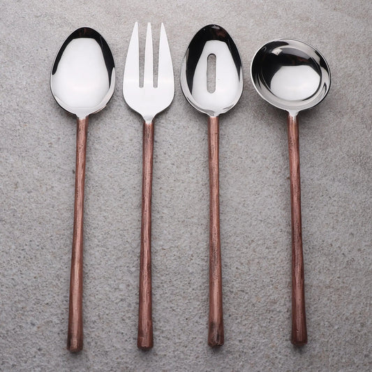 CAMELLIA HOSTESS SERVING 4 PC. SET