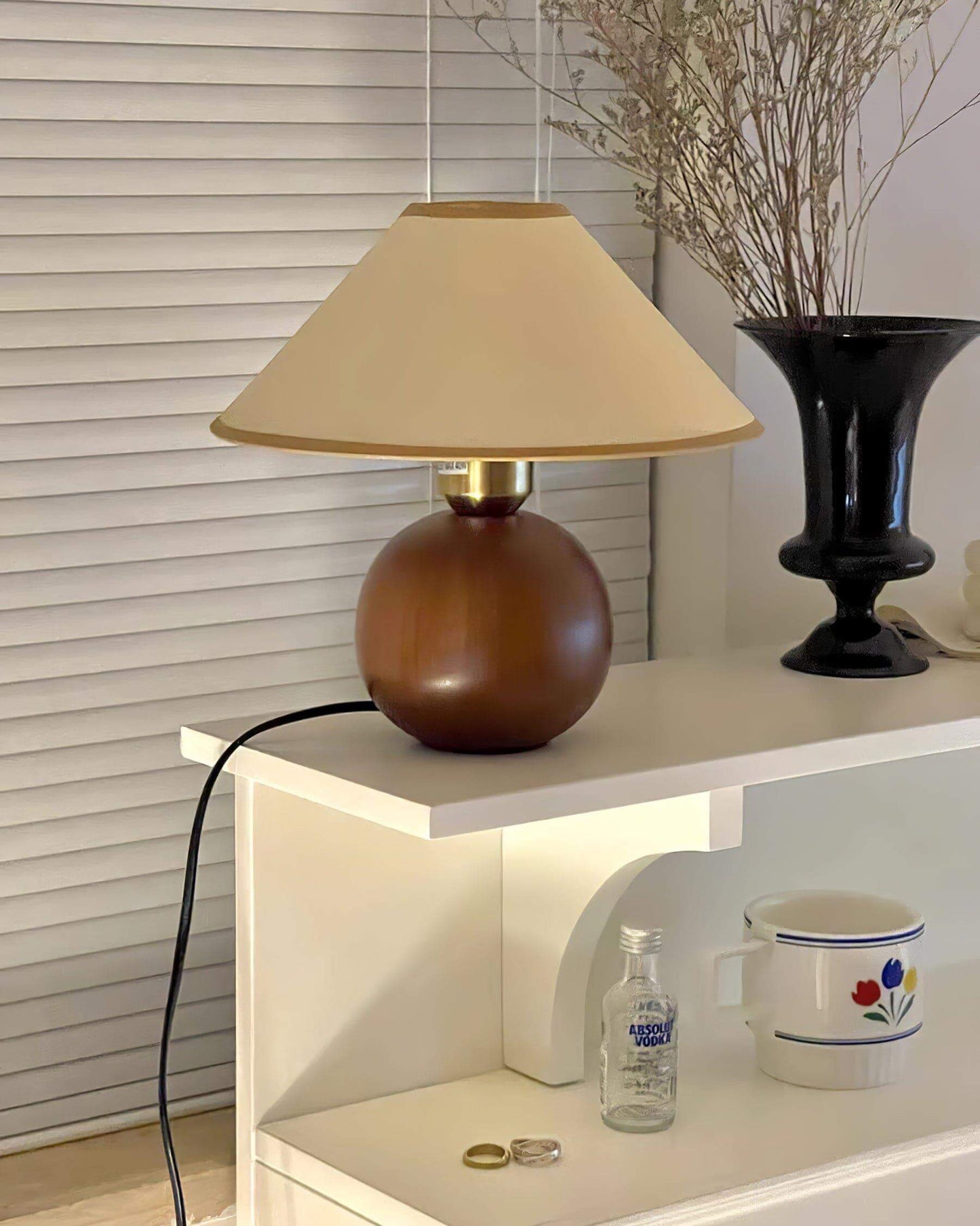 Cankut Wood Table Lamp