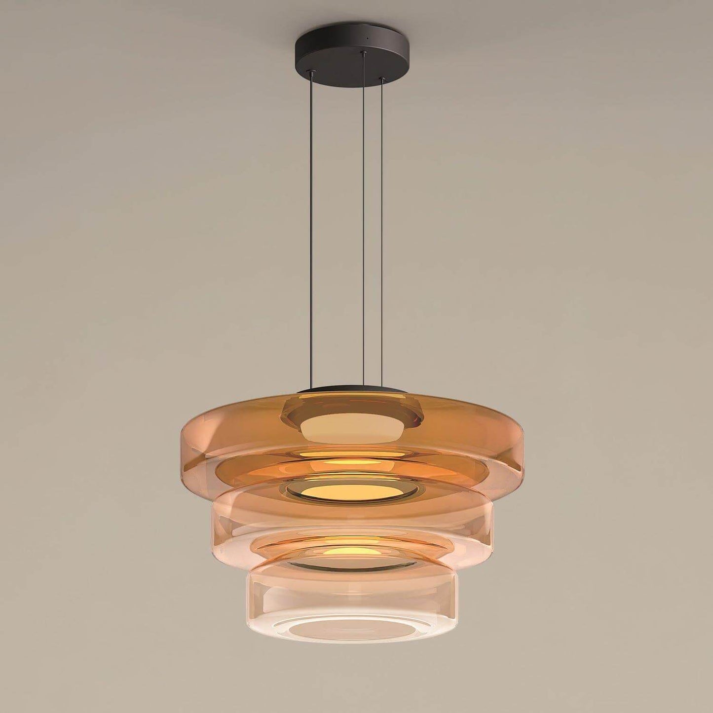 Levels Glass Pendant Light