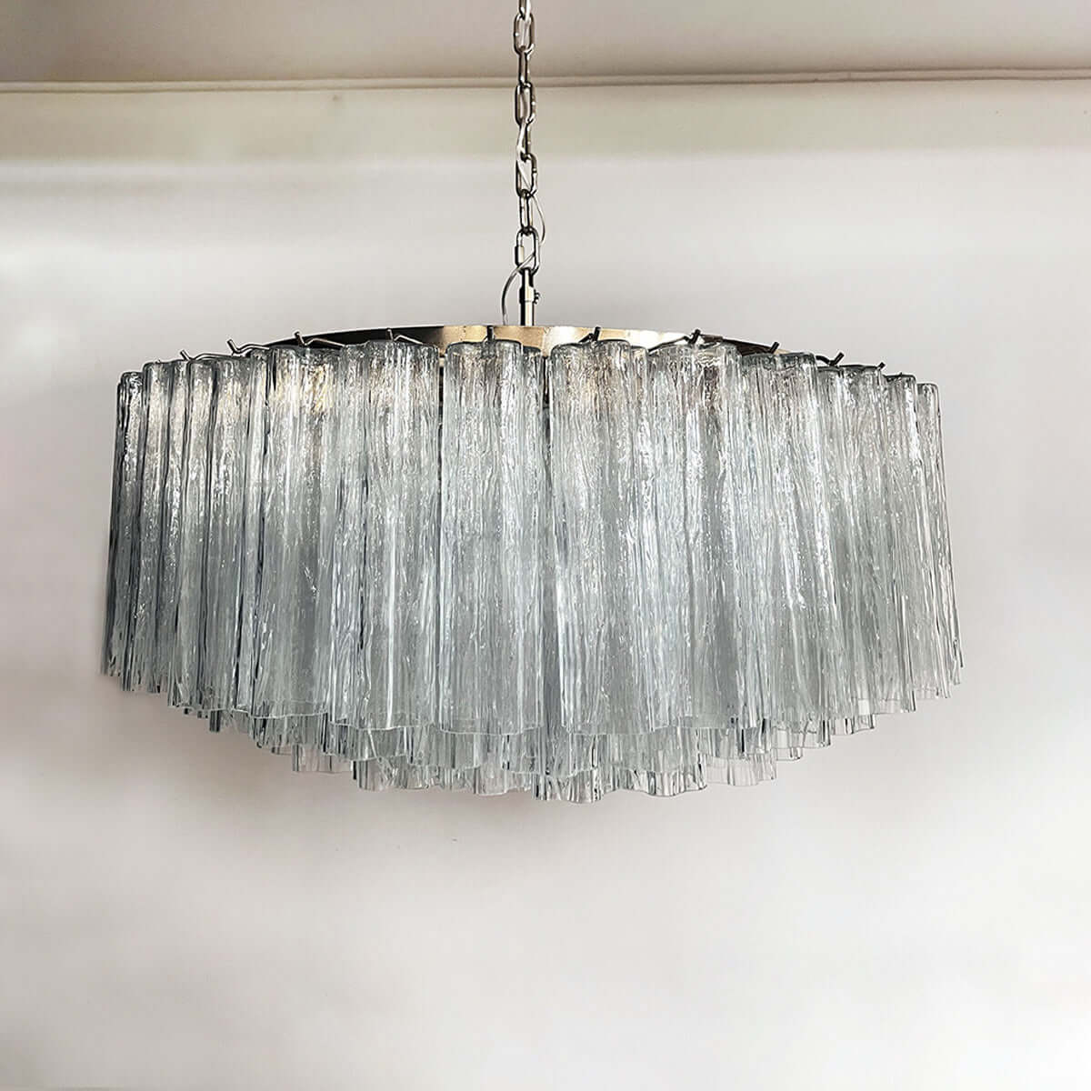 Murano Tubes Chandelier 33"