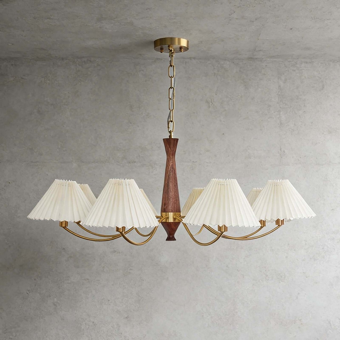 Pleated Chandelier