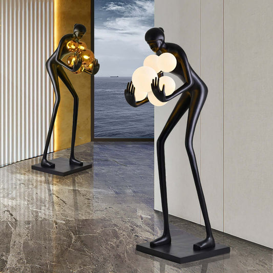 Velmora Sculptural Floor Lamp