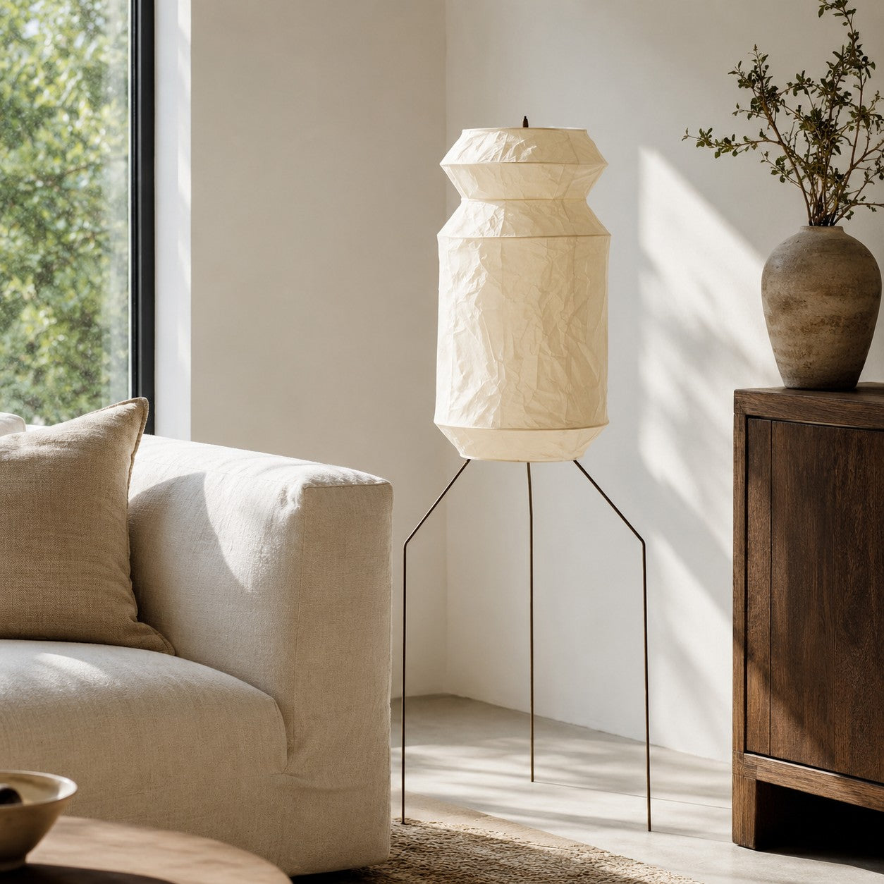 Washi Paper UF3-L6 Floor Lamp