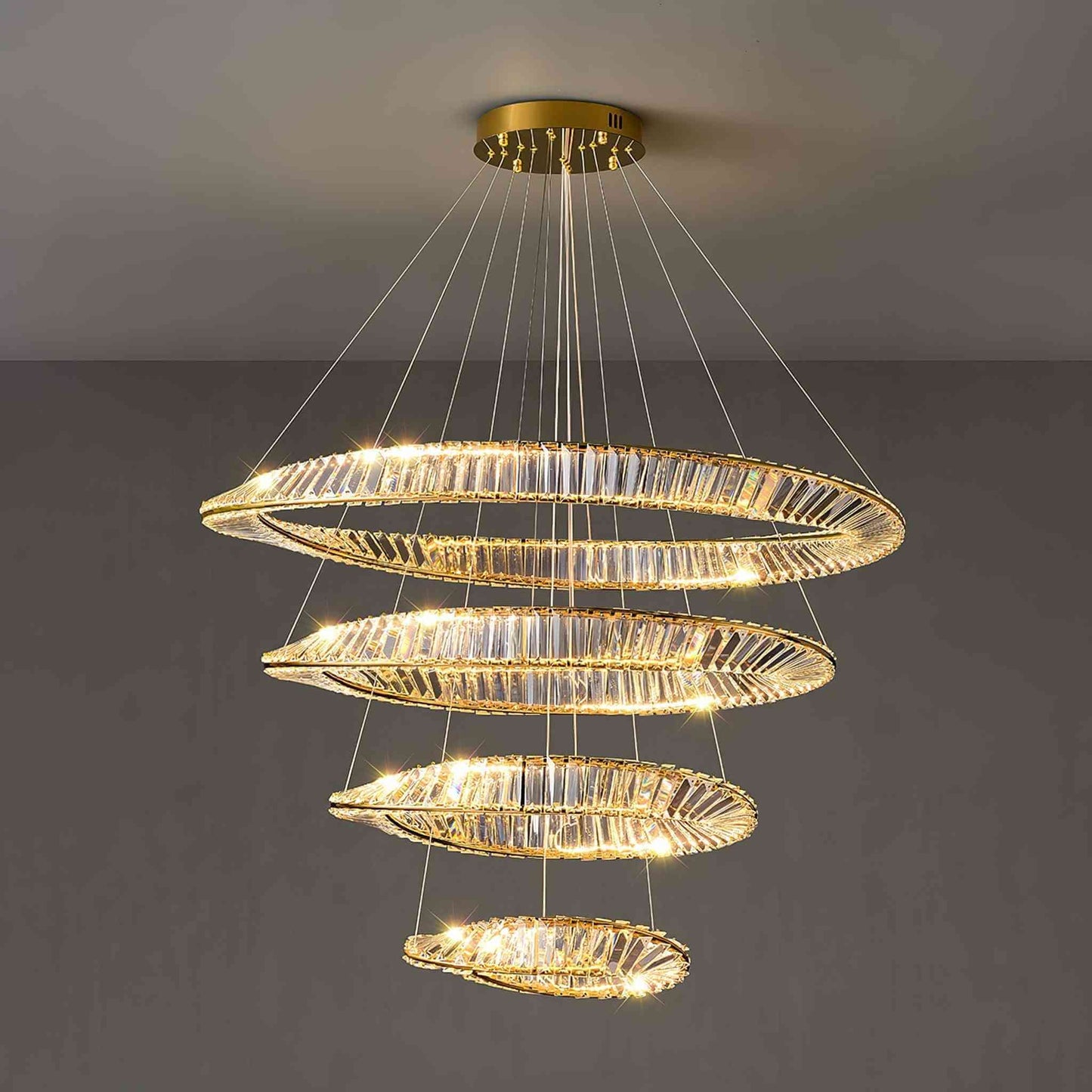 Wave Crystal Chandelier