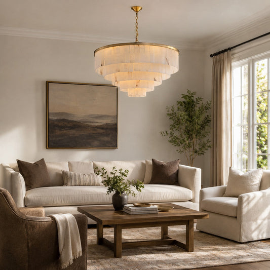 Windham Alabaster Chandelier