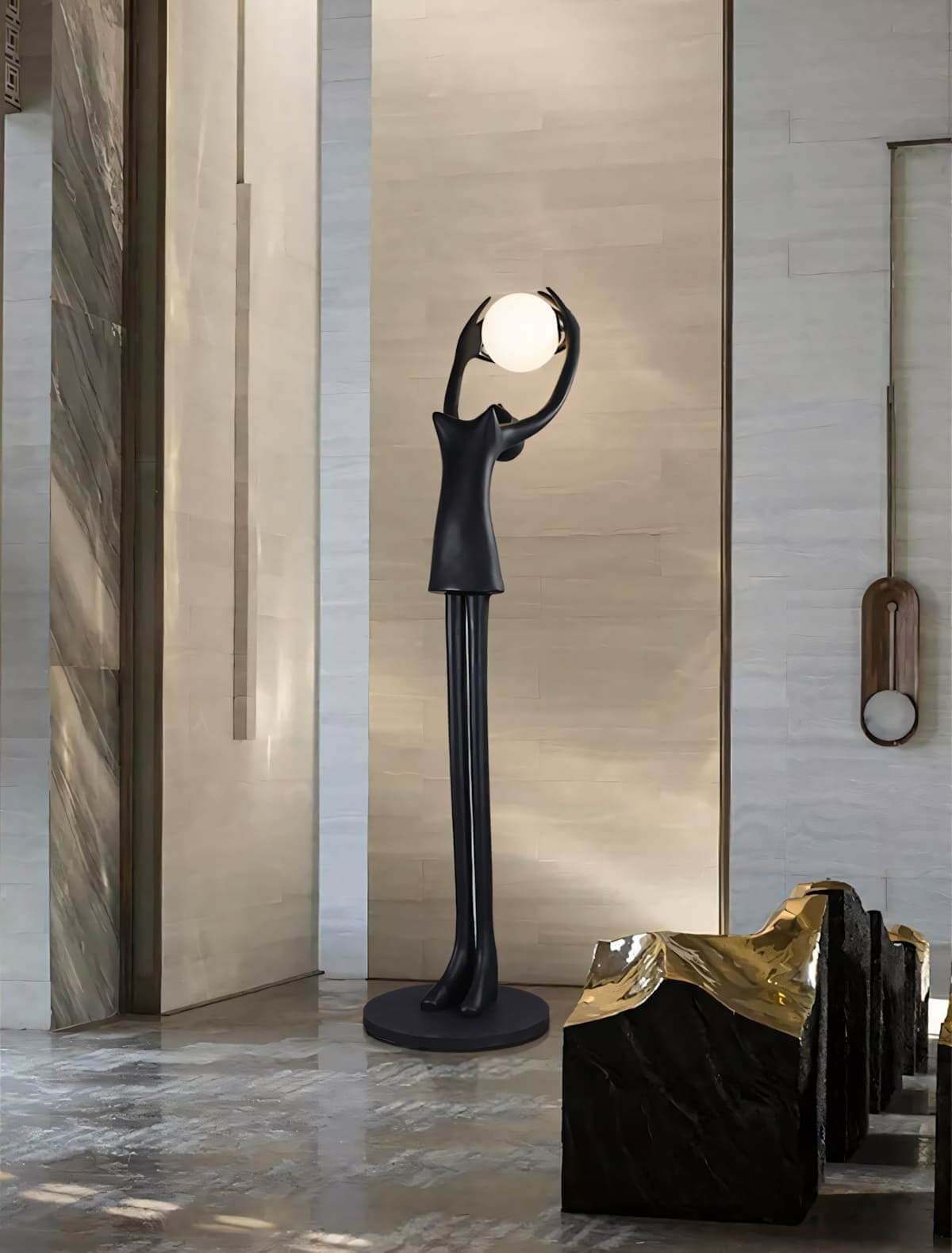Zuneta Sculptural Floor Lamp