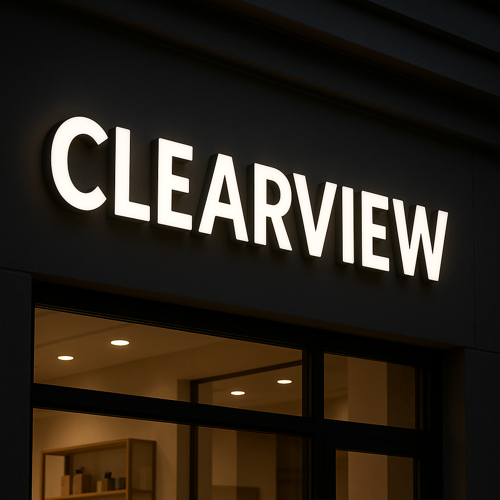 Front Lit LED Channel Letters – Custom 3D Business Sign for Storefront