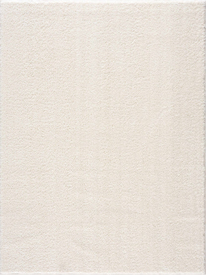 Judy White Washable Area Rug - Clearance