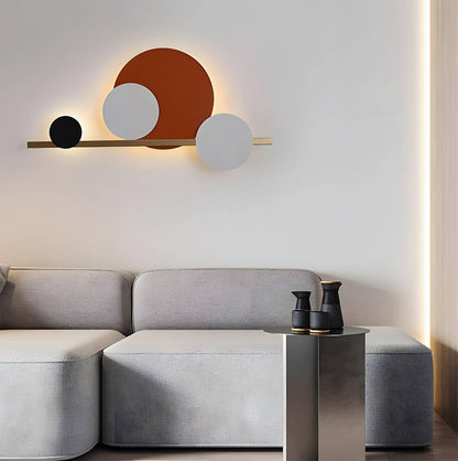 4 Circle LED Wall Light