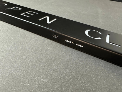 LED Open Closed Sign – RGB Business Sign with Remote Control