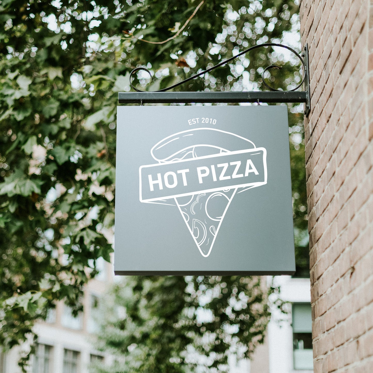 Custom Metal Business Logo Sign – Outdoor Storefront Sign