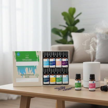 8 Pack of 100% Pure Essential Aromatherapy Oils