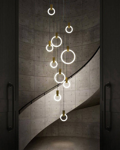 Acrylic Ring Chandelier