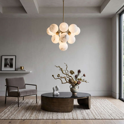 Alabaster Global Pendant Light
