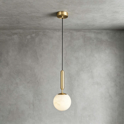 Alabaster Global Pendant Light