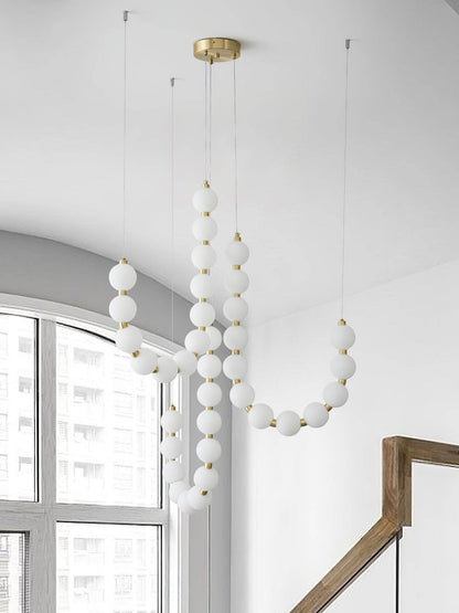 Art Pearl Necklace Chandelier