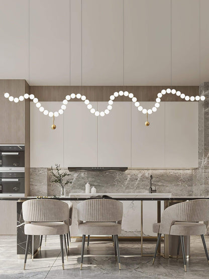 Art Pearl Necklace Chandelier