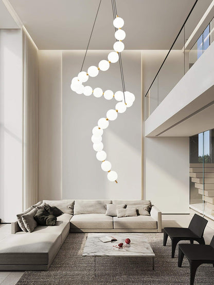 Art Pearl Necklace Chandelier