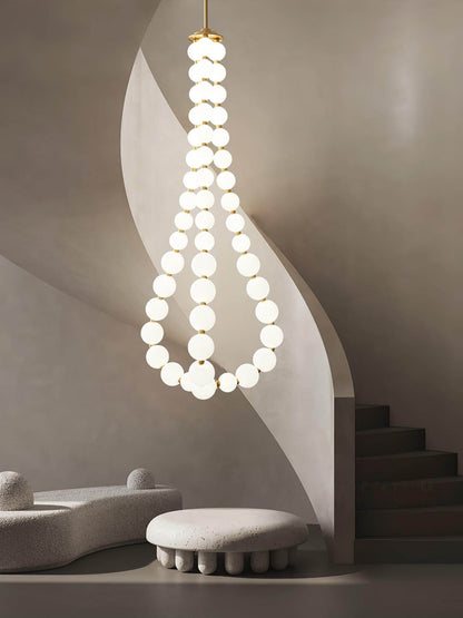 Art Pearl Necklace Chandelier