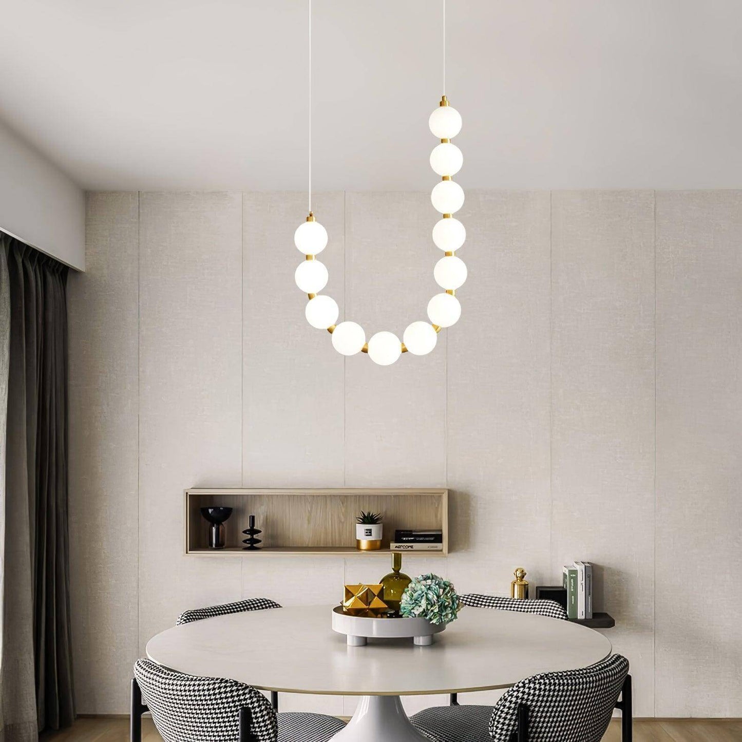 Art Pearl Necklace Chandelier