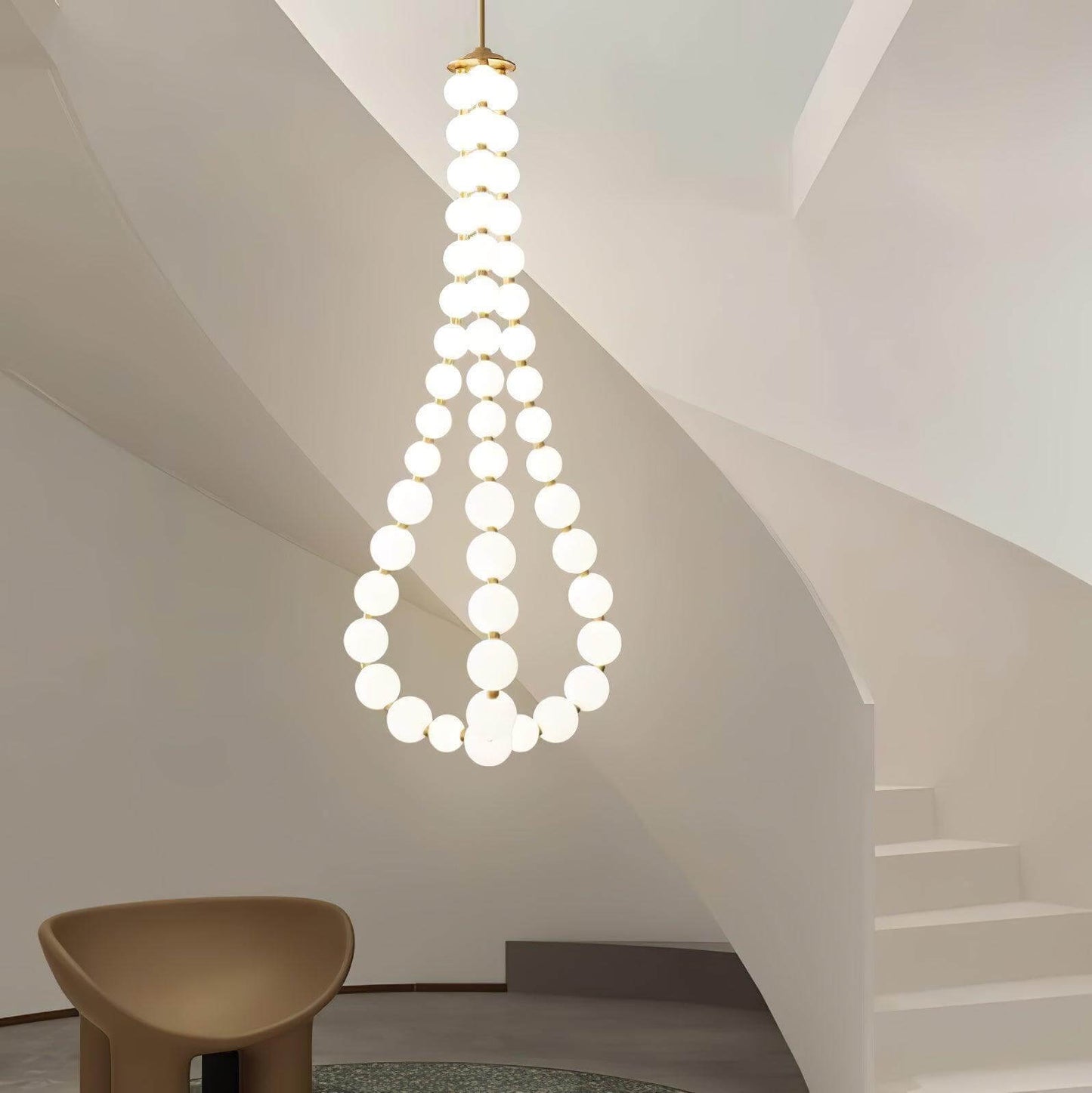 Art Pearl Necklace Chandelier
