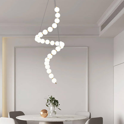Art Pearl Necklace Chandelier