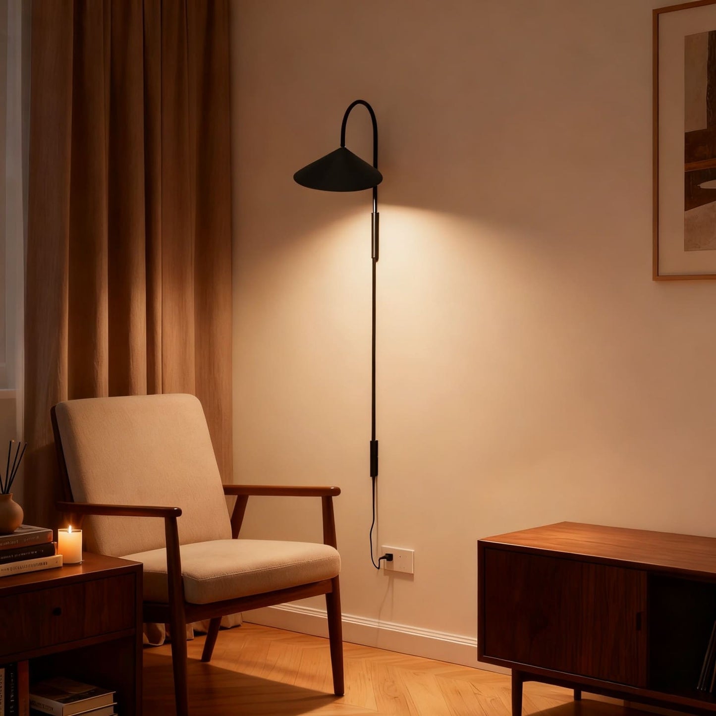 Arum Plug-In Wall Sconce