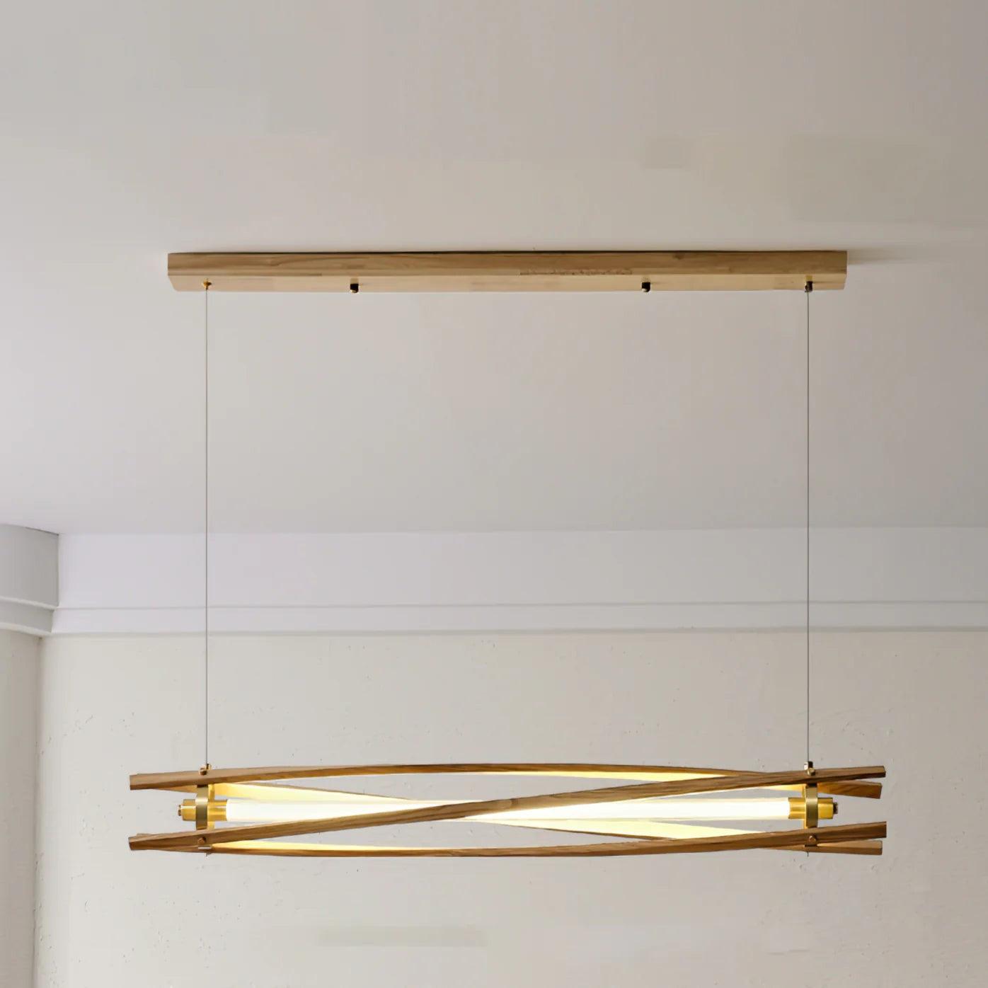 Axis Wood Chandelier