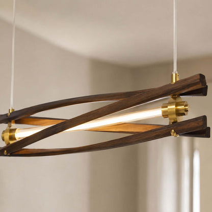 Axis Wood Chandelier
