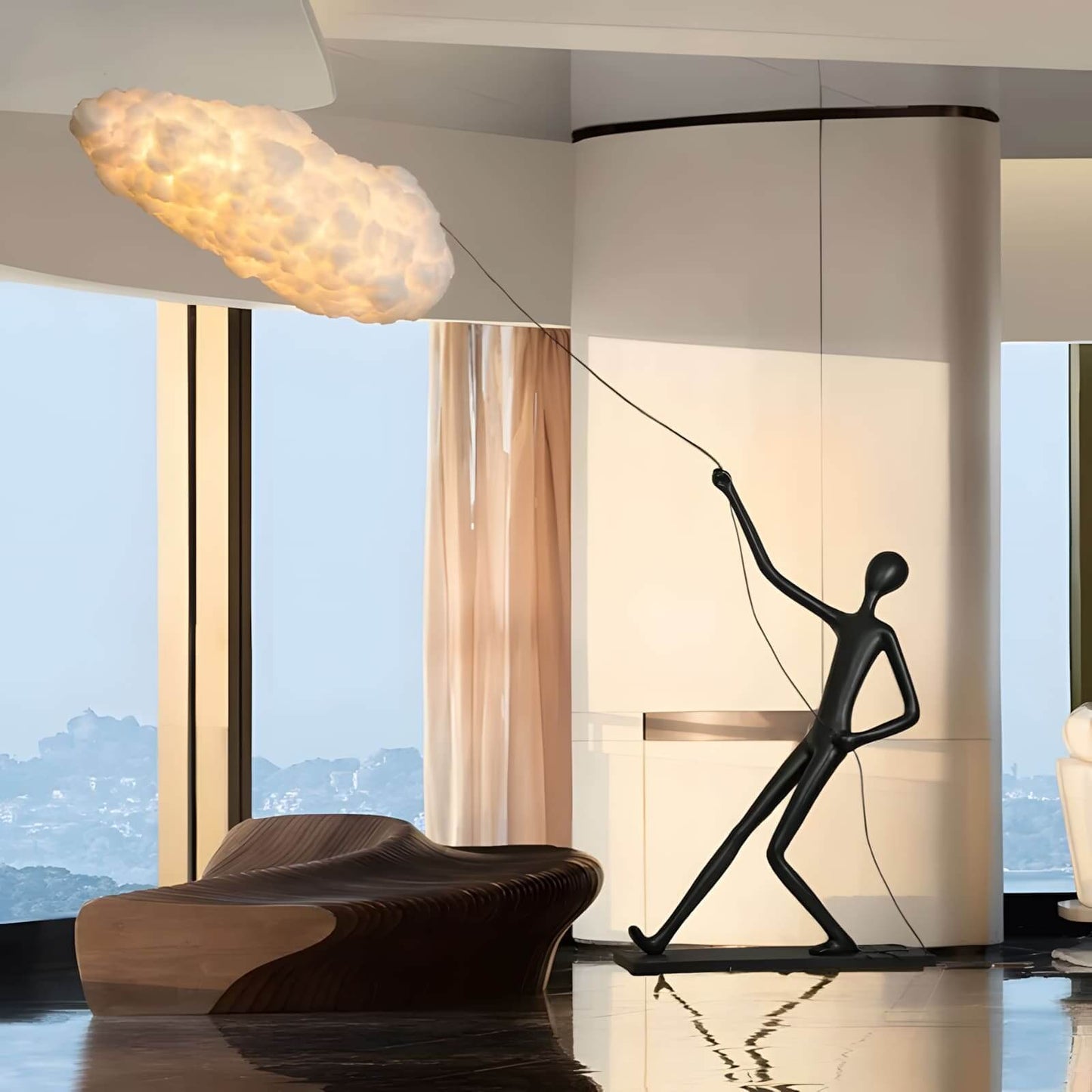 Benara Sculpture Floor Lamp