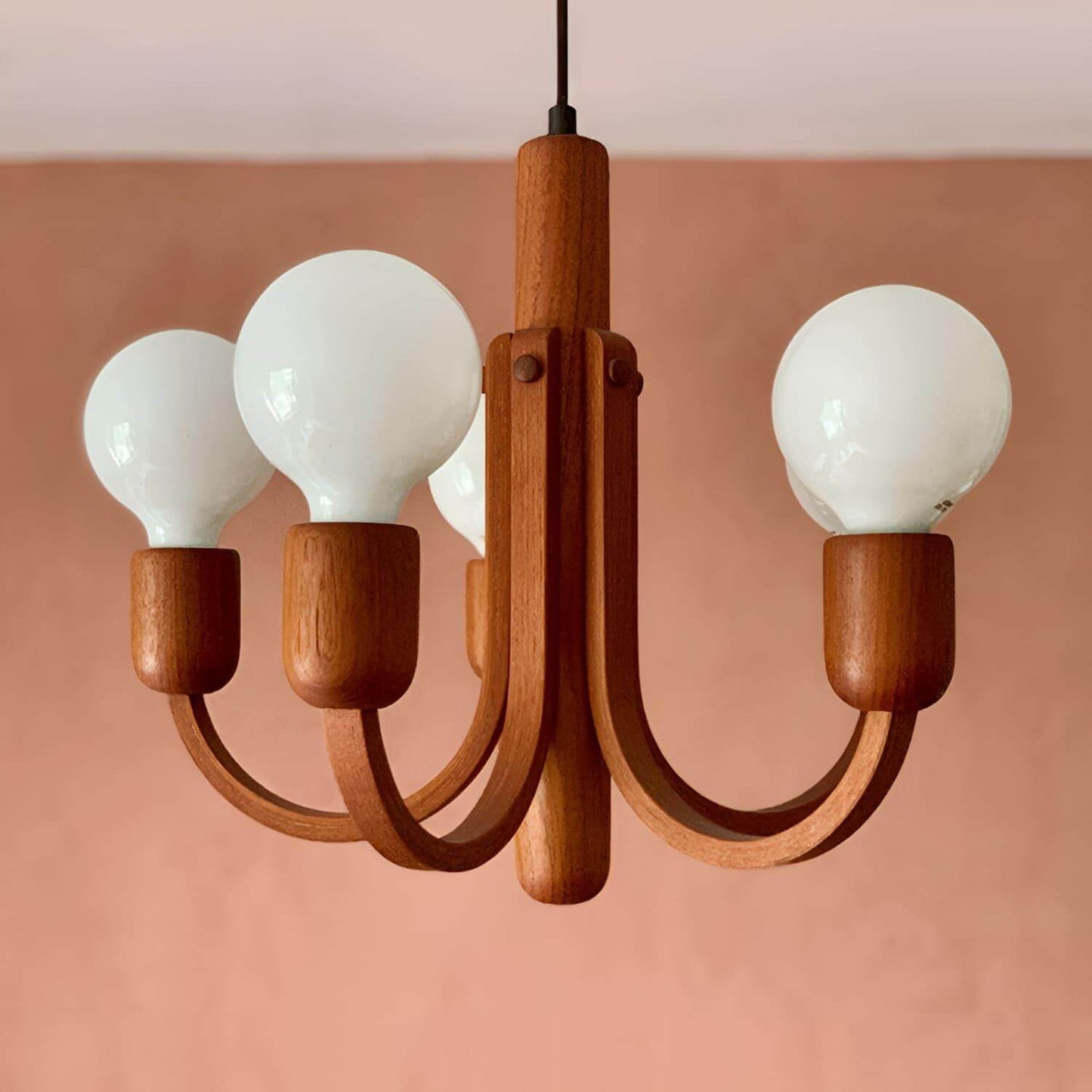 Candela Teak Chandelier