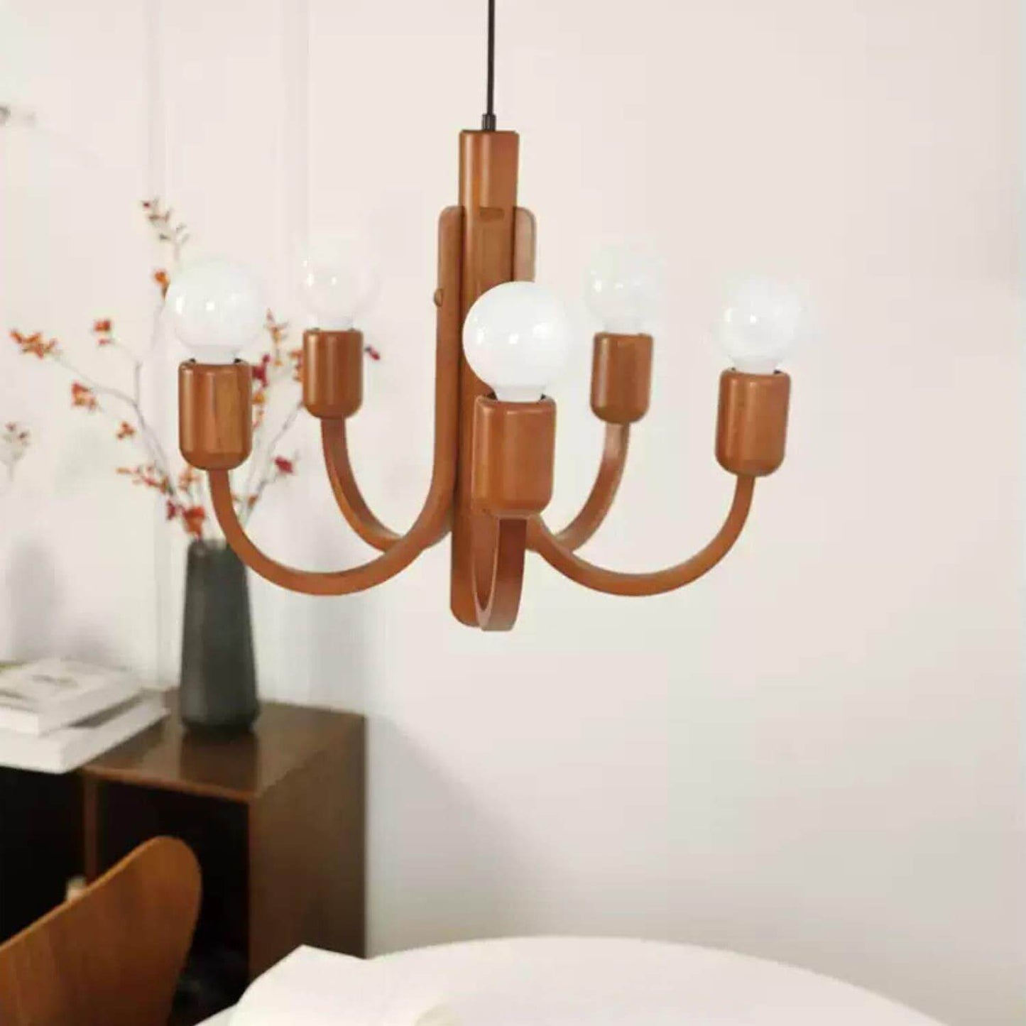 Candela Teak Chandelier