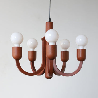 Candela Teak Chandelier