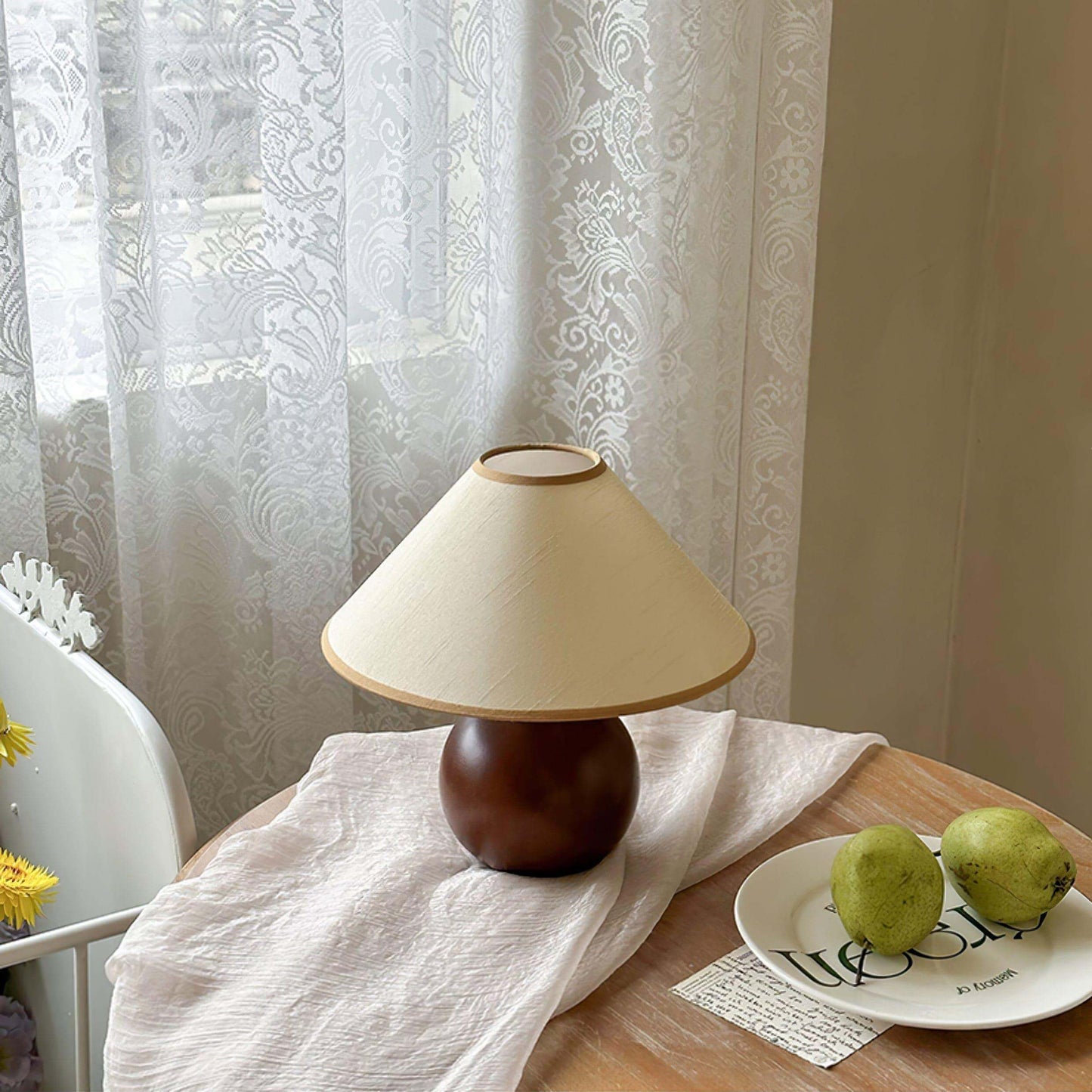 Cankut Wood Table Lamp