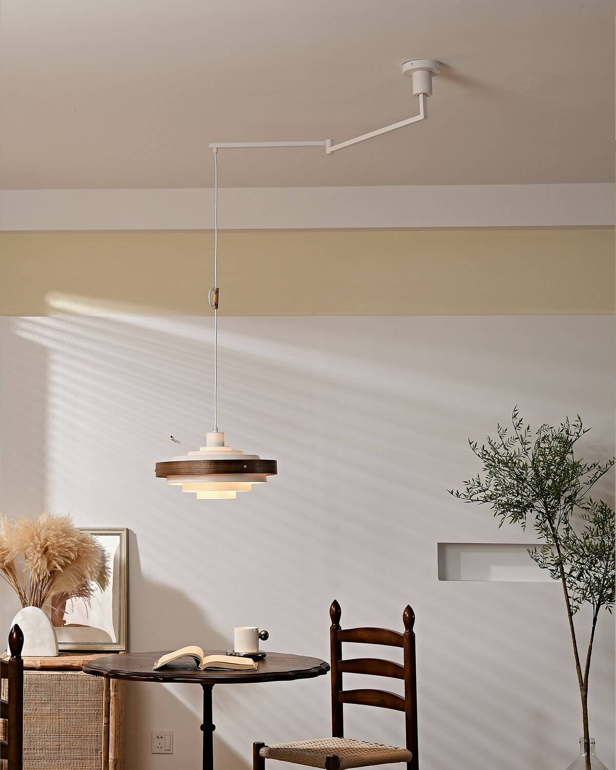 Carmen Swing Arm Pendant Lamp