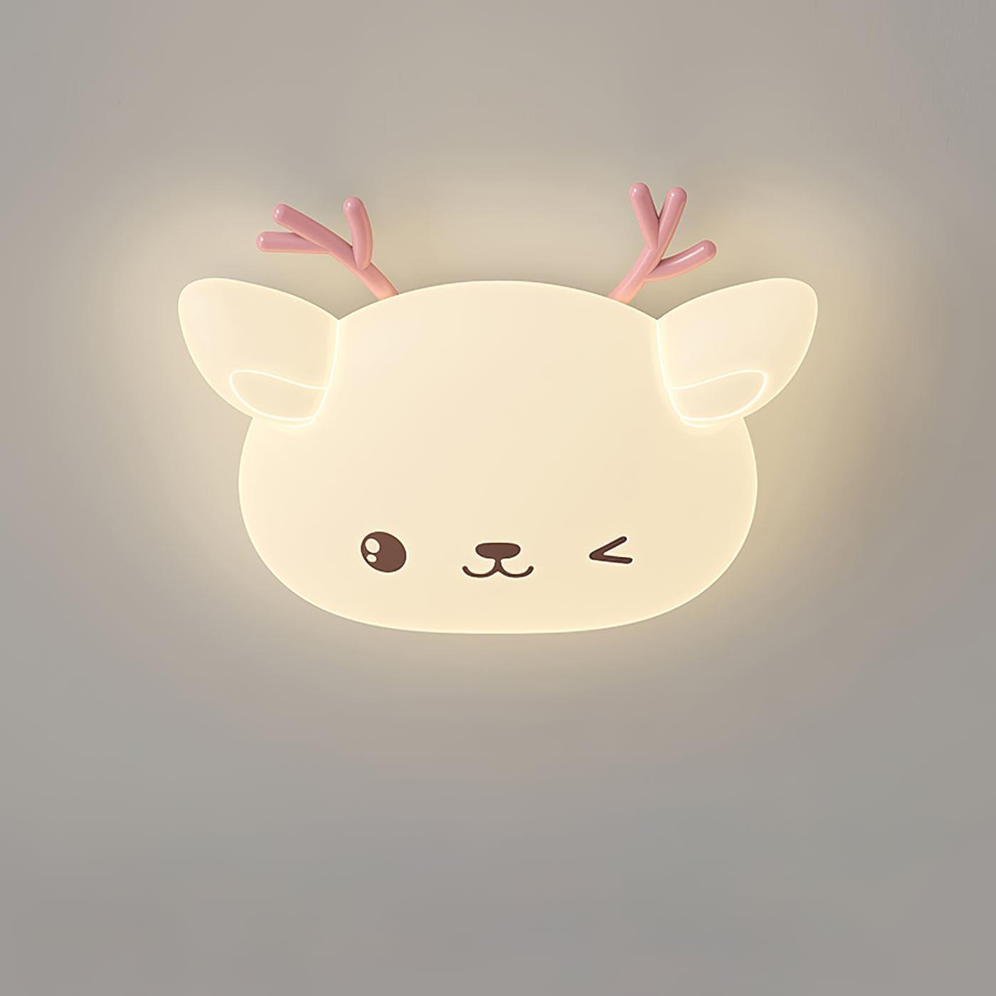 Cartoon Deer Ceiling Lamp