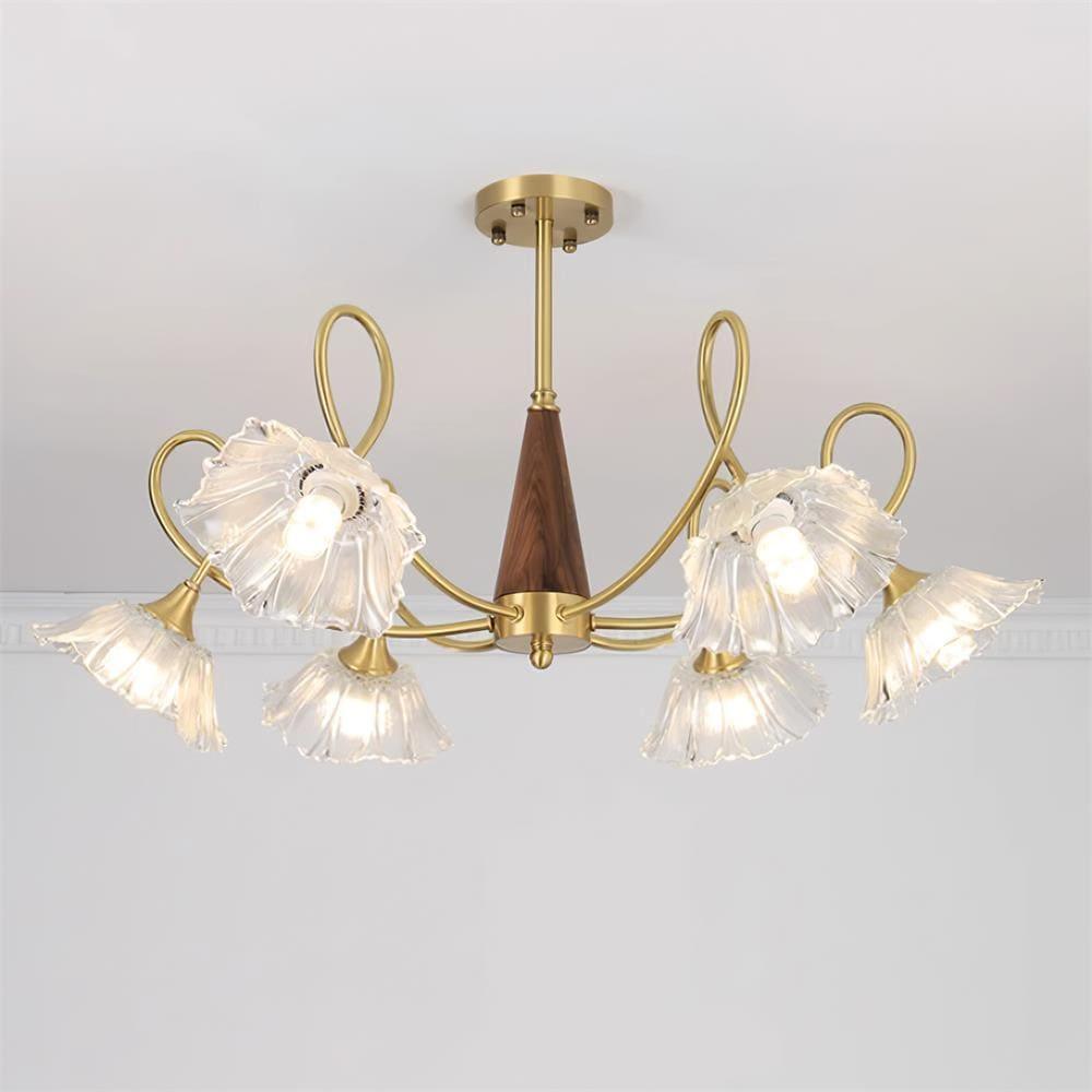 Century Lotus Leaf Chandelier