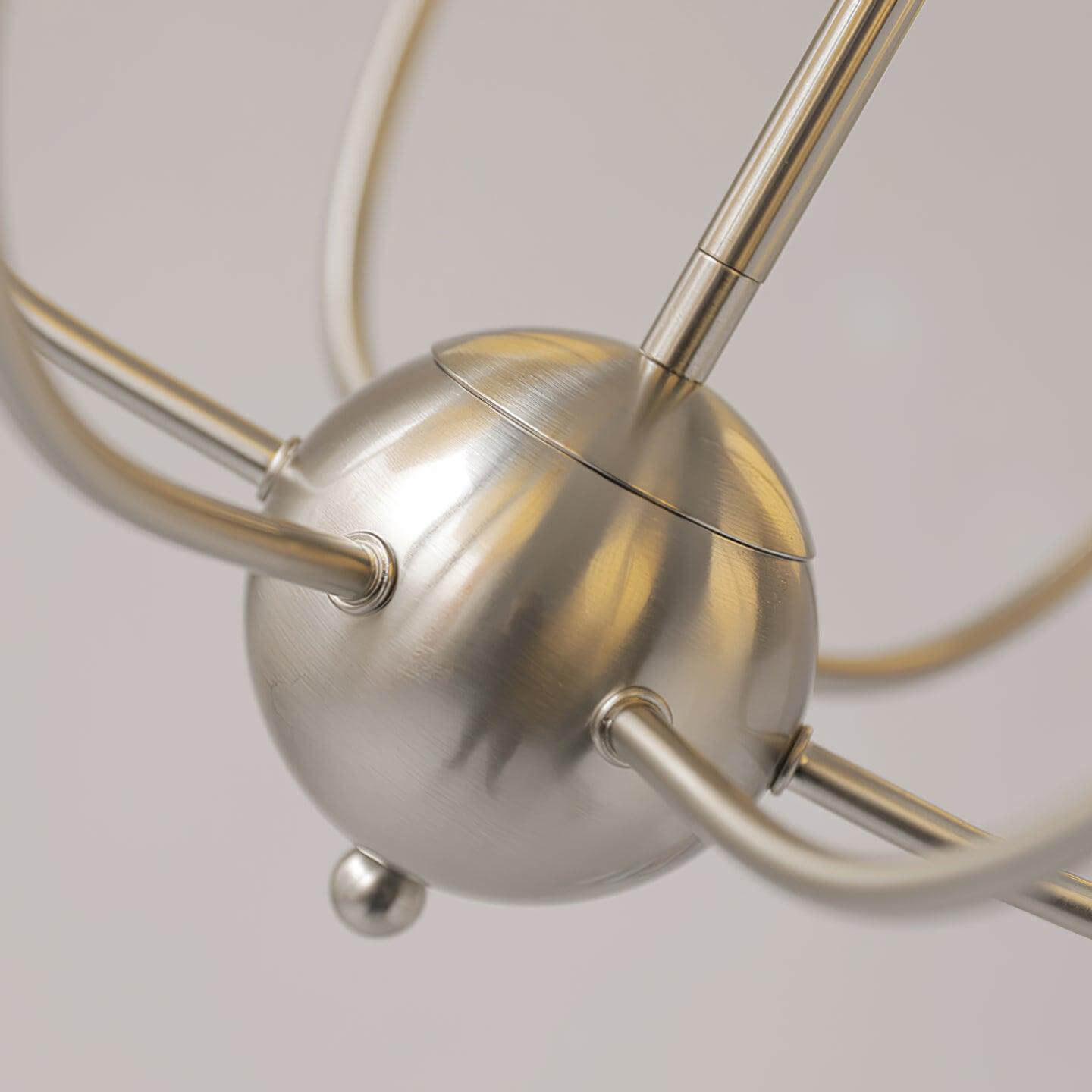 Ceramic Ribbed Chandelier
