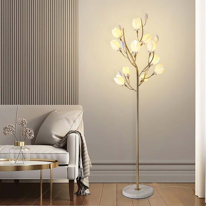Ceramics Magnolia Floor Lamp