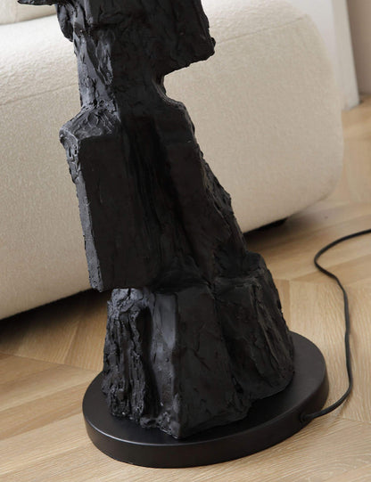 Charcoal Lava Floor Lamp