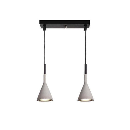 Tapered Concrete Pendant Light