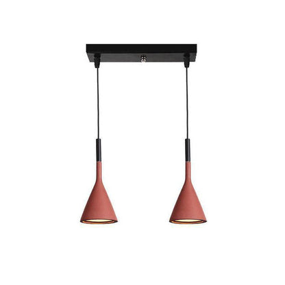 Tapered Concrete Pendant Light
