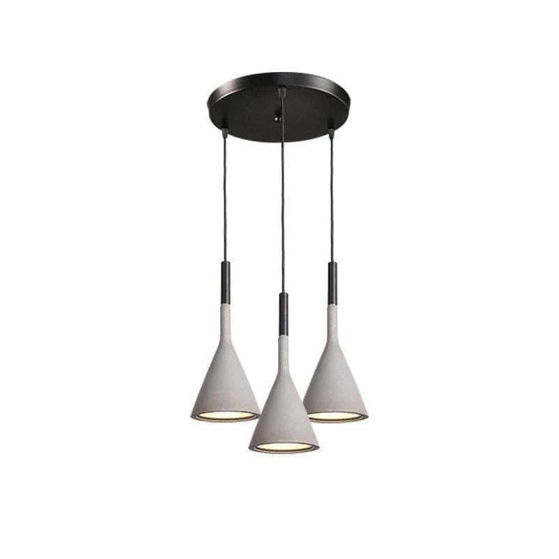 Tapered Concrete Pendant Light