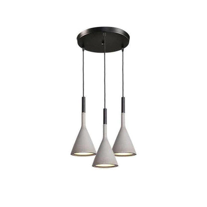 Tapered Concrete Pendant Light