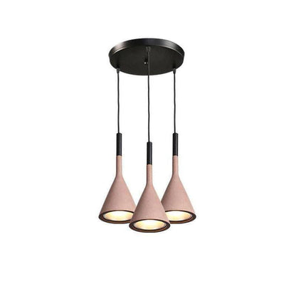 Tapered Concrete Pendant Light