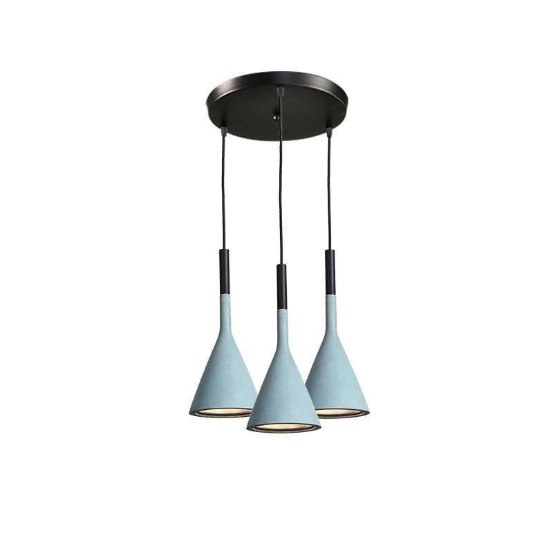 Tapered Concrete Pendant Light