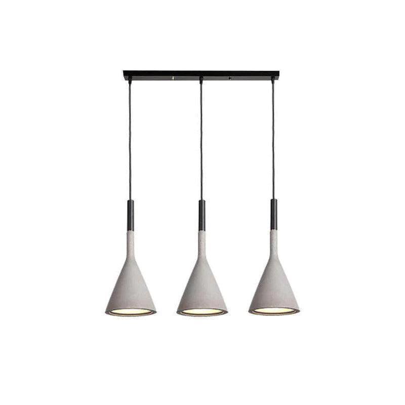 Tapered Concrete Pendant Light