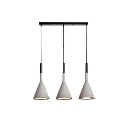 Tapered Concrete Pendant Light