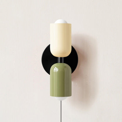 Couleur Double-Head Plug In Wall Lamp