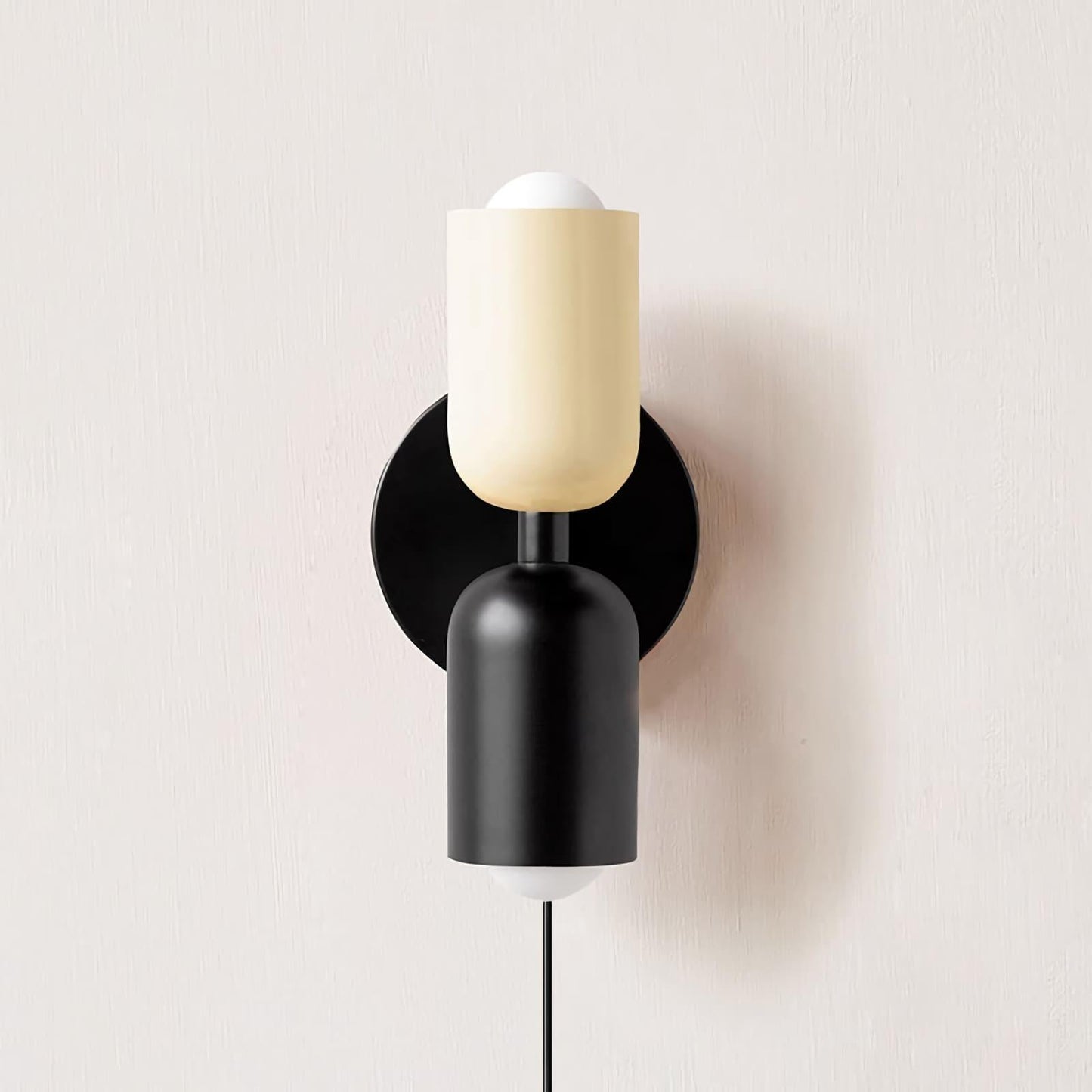 Couleur Double-Head Plug In Wall Lamp